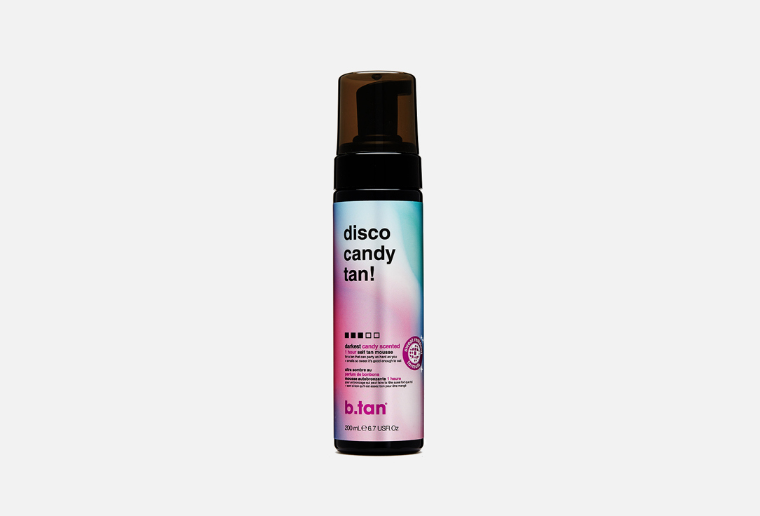 Мусс автозагар B.TAN Disco candy tan self  200 мл