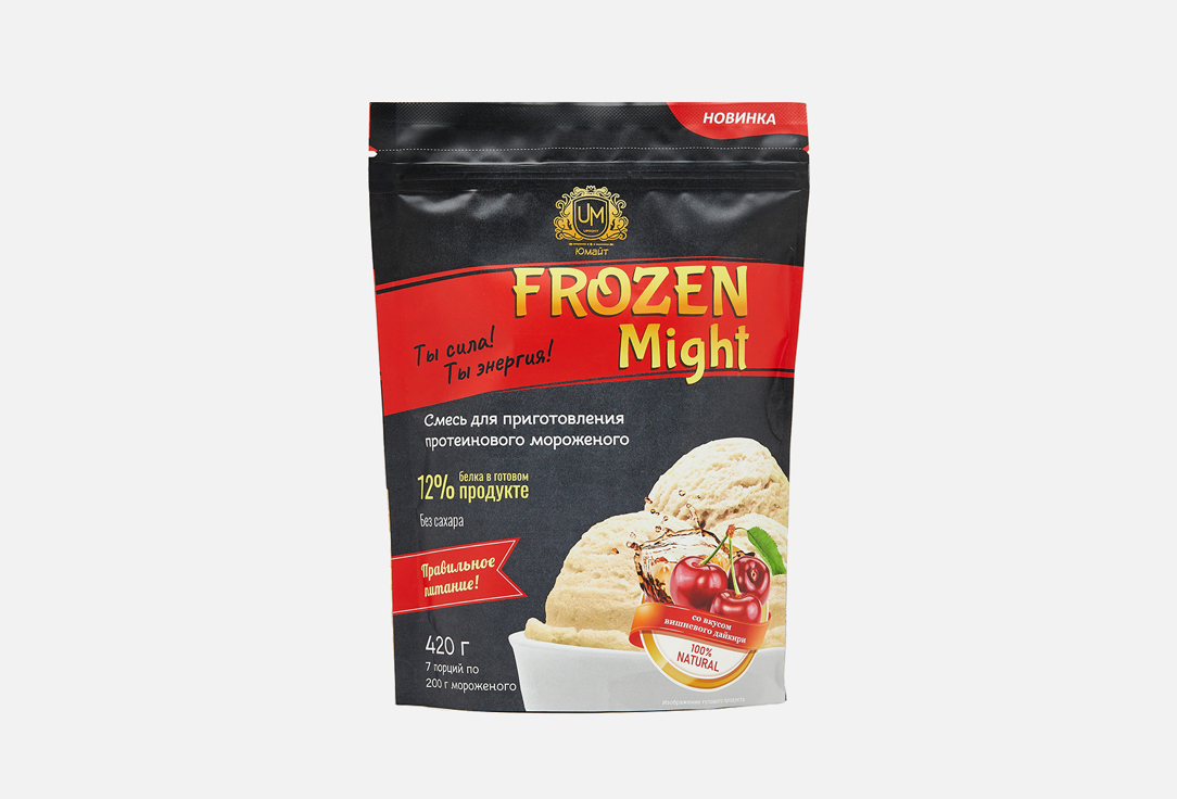 Протеиновое мороженое со вкусом вишневого дайкири (сухая смесь) UMIGHT Frozen Might 420 г