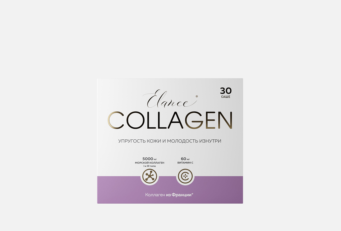 Биологически активная добавка с Коллагеном ELANCE Collagen 30 шт биологически активная добавка biosil advanced collagen generator 30 мл