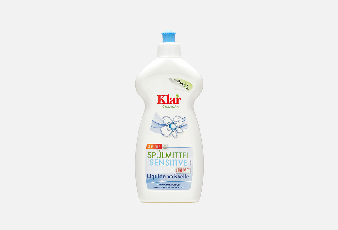 Средство для ручного мытья посуды деликатное, гипоаллергенное ЭКО Klar Washing-up Liquid Sensitive 
