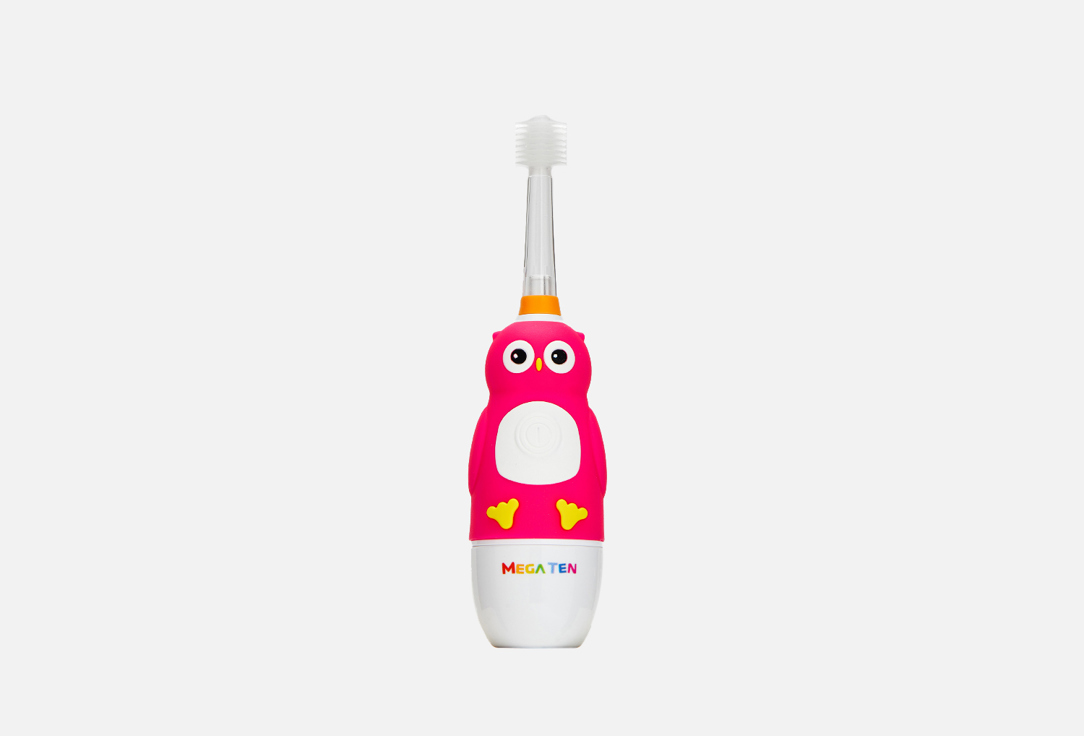 цена Детская электрическая зубная щетка MEGA TEN KIDS SONIC Owl 1 шт