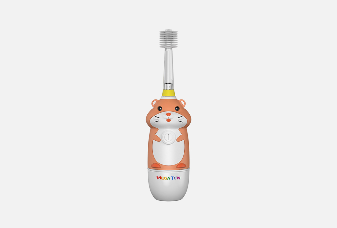 цена Детская электрическая зубная щетка MEGA TEN KIDS SONIC Hamster 1 шт