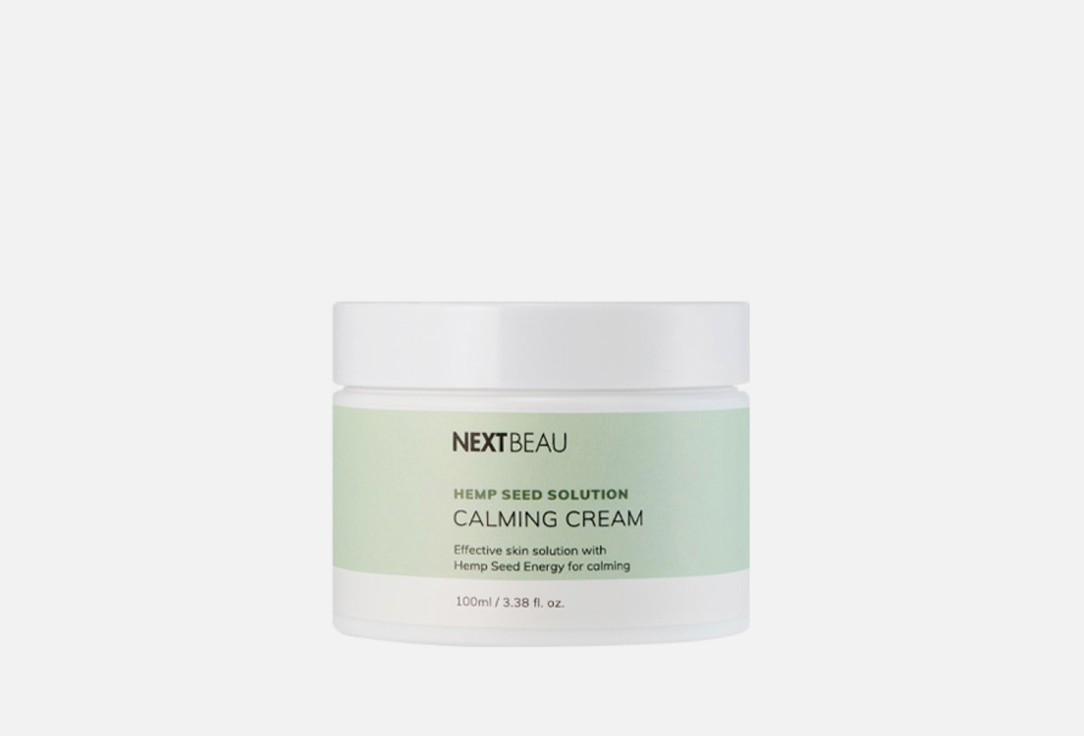 Изображение товара Успокаивающий крем с маслом семян конопли NEXTBEAU Hemp Seed Solution Calming Cream
