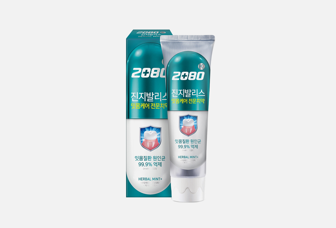 цена Зубная паста DENTAL CLINIC 2080 Toothpaste Gingivalis Herbal Mint 125 г