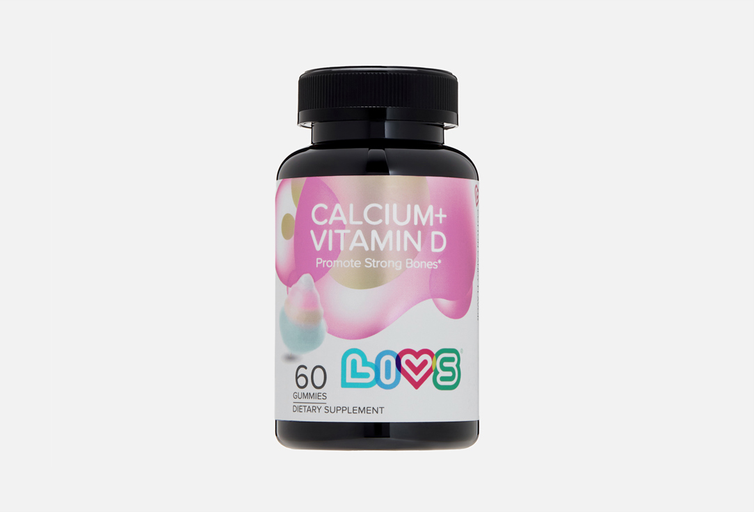 CALCIUM + VITAMIN D в жевательных пастилках 60 шт