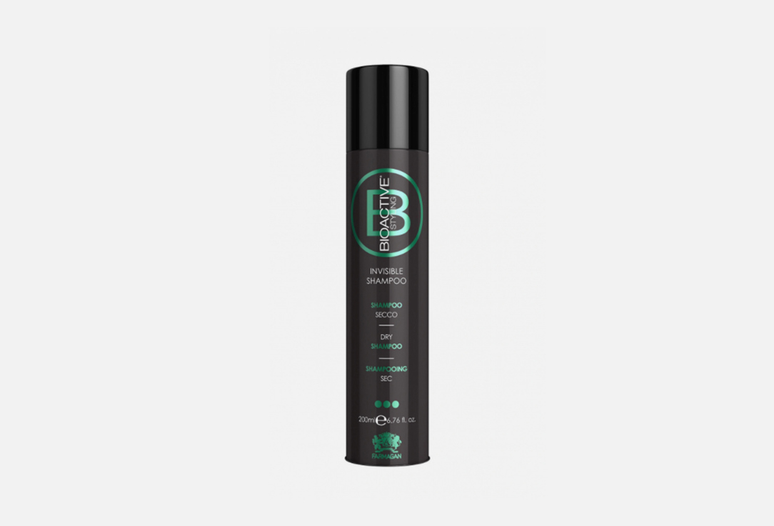 

Невидимый сухой шампунь FARMAGAN, BIOACTIVE dry shampoo 200 мл