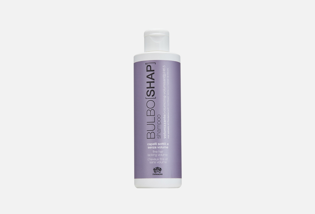 Шампунь для увеличения объема тонких волос FARMAGAN BULBOSHAP shampoo 250 мл fauvert шампунь уплотняющий для объема тонких волос 250 мл