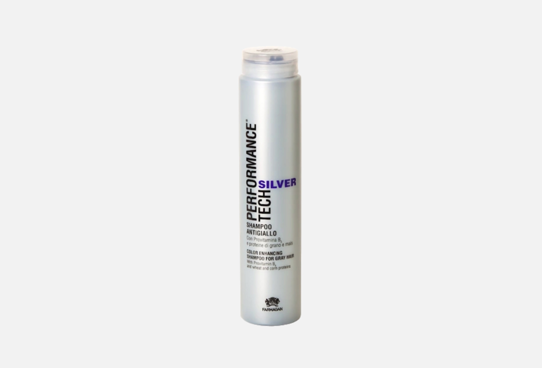 Серебряный шампунь с анти-желтым эффектом Farmagan PERFORMANCE TECH Silver shampoo 