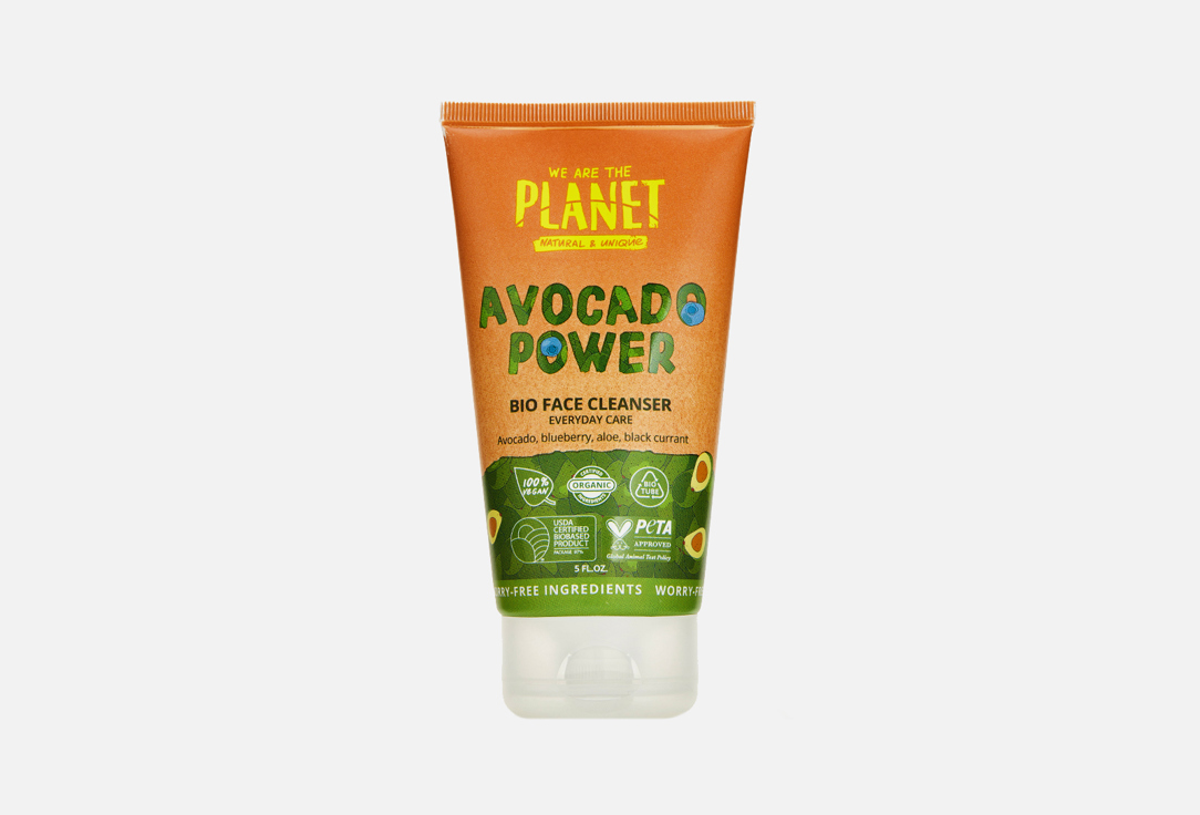 Гель для умывания WE ARE THE PLANET Avocado Power 150 мл гель для век и области вокруг глаз we are the planet avocado power 15 мл