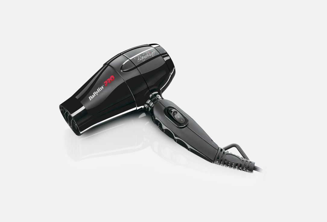 

Дорожный фен BABYLISS PRO, Черный, BamBino BAB5510E 1200W 1 шт