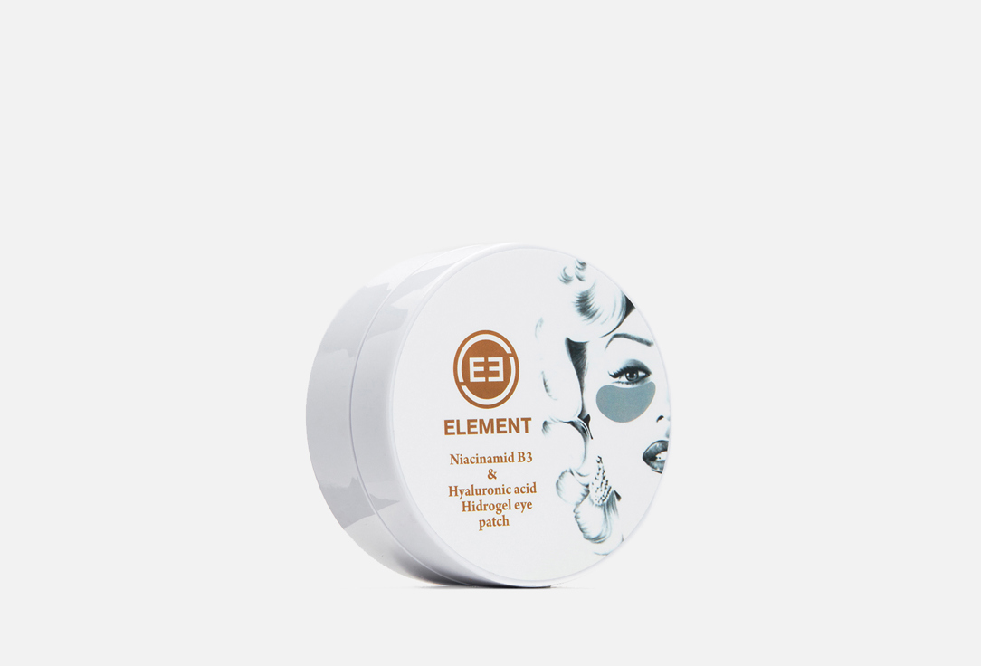 Изображение товара Гидрогелевые патчи с ниацинамидом и гиалуроновой кистолой BLUE Element Blue eye patches with niacinamide and hyaluronic acid