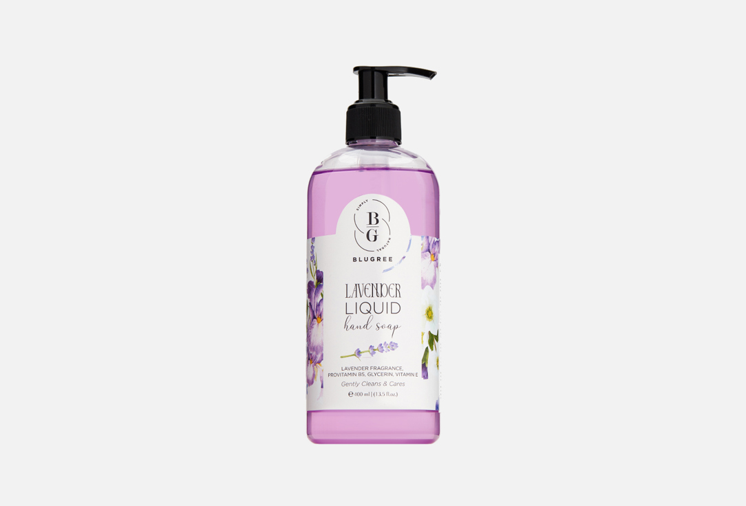 Жидкое мыло BLUGREE Lavender 400 мл мыло жидкое для умывания blugree жидкое мыло орхидея