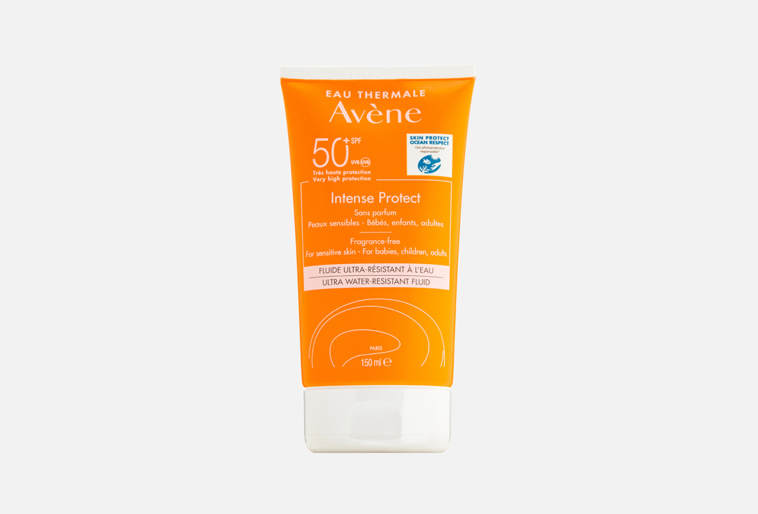 Флюид солнцезащитный для лица и тела водостойкий SPF50+  EAU THERMALE AVENE INTENCE Protect 