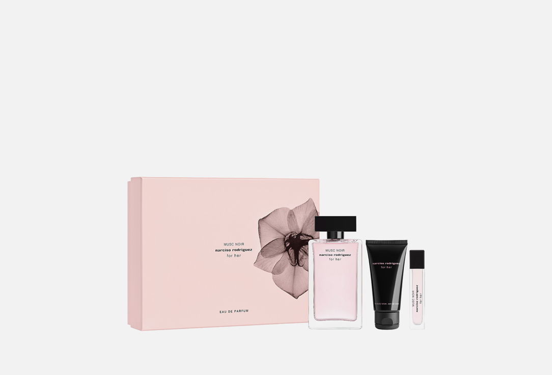 Набор NARCISO RODRIGUEZ FOR HER MUSC NOIR set 1 шт for her musc noir парфюмерная вода 100мл уценка