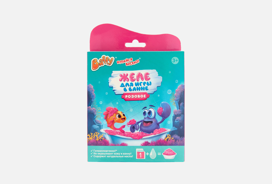 Изображение товара Набор желе для игры в ванне Baffy розовый