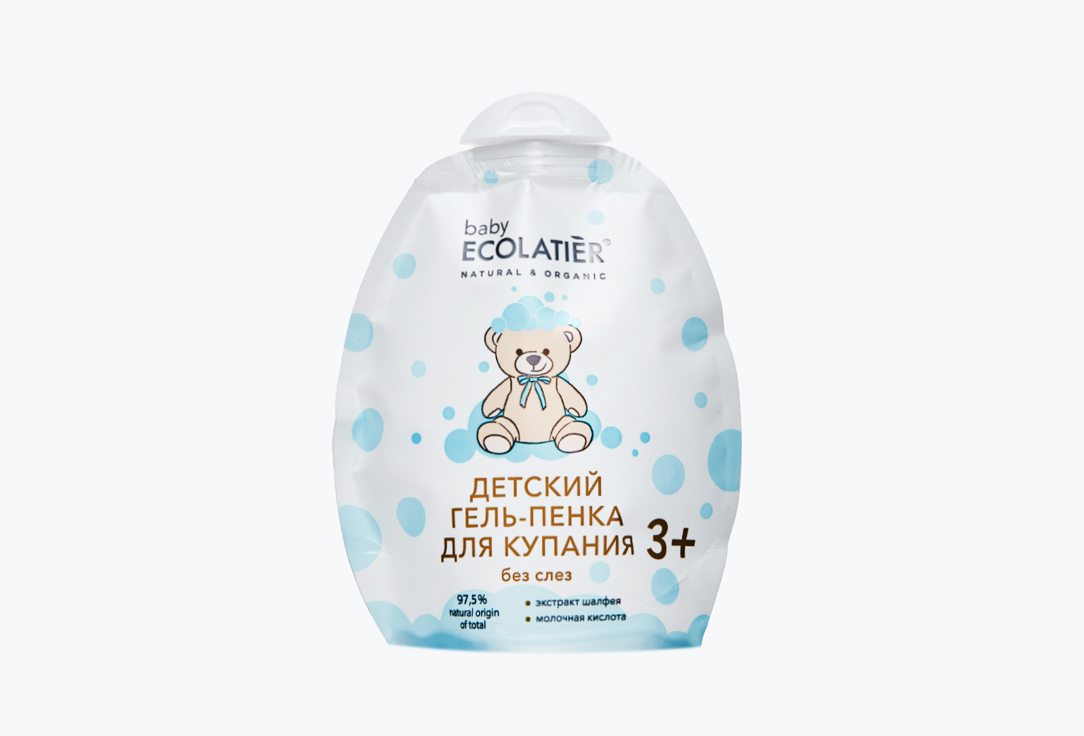 Изображение товара Гель-пенка для купания ДОЙ-ПАК ECOLATIER BABY 3+