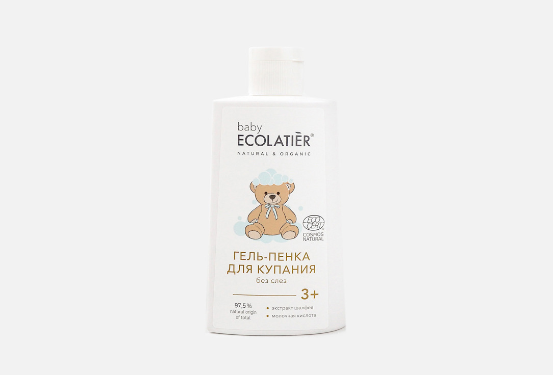 Изображение товара Гель-пенка для купания ECOLATIER BABY 3+