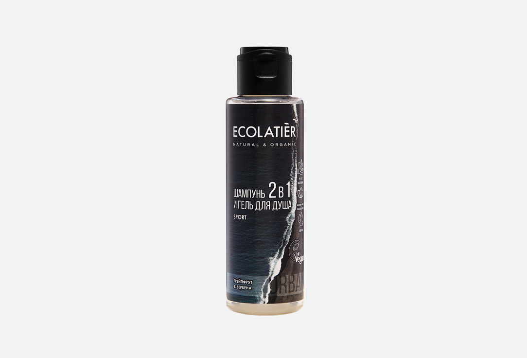 Изображение товара Гель для душа и шампунь 2в1 ECOLATIER Grapefruit & Verbena 100 мл Натуральный уход