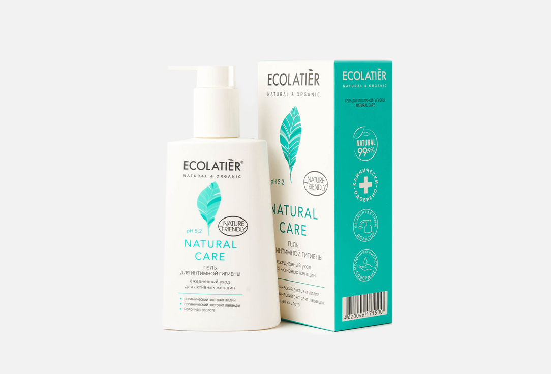 

Гель для интимной гигиены ECOLATIER, Natural Care 250 мл