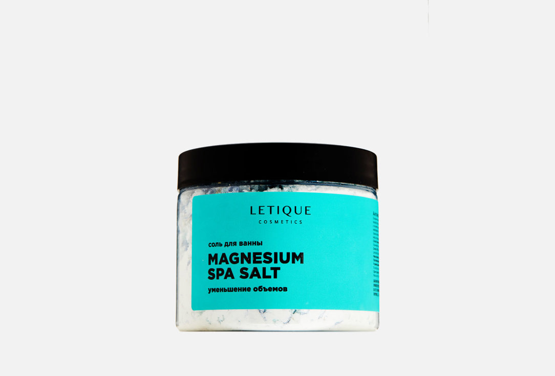 Английская соль для ванны LETIQUE COSMETICS MAGNESIUM SPA SALT 480 г соли для ванны letique cosmetics relax соль для ванн rose therapy