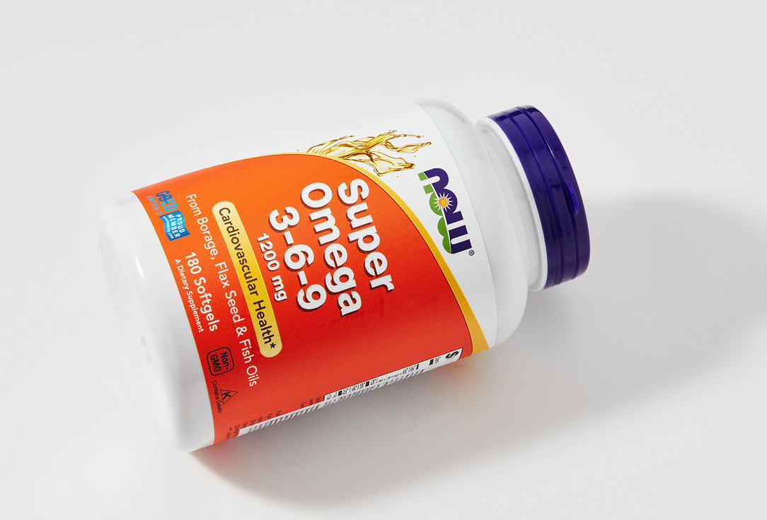 

Омега 3-6-9 NOW, Super 1200 мг в капсулах 180 шт