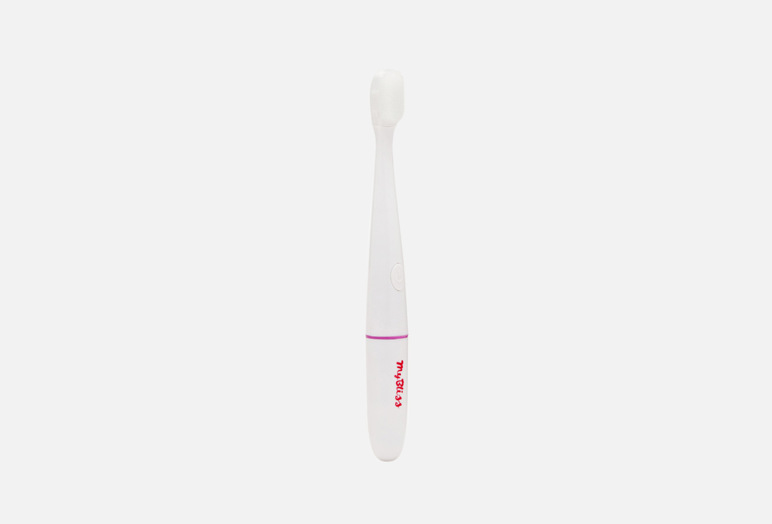 Зубная щетка звуковая с Led светом отбеливающая с силиконовой щетиной MyBliss Toothbrush sonic with LED light whitening with silicone bristles 