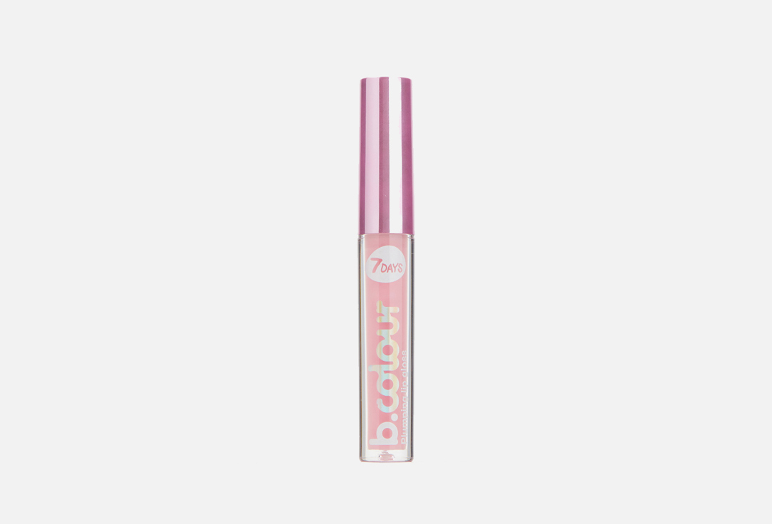 Блеск для губ с эффектом плампинга 7DAYS B.COLOUR 02 Soft pink