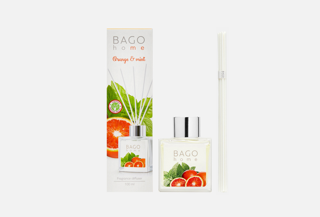 Изображение товара Ароматический диффузор BAGO home Orange & mint 100 мл