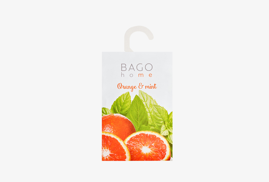 Ароматическое саше BAGO HOME Orange & mint 1 шт bago home интерьерные духи bago home originals апельсин с мятой 50 мл