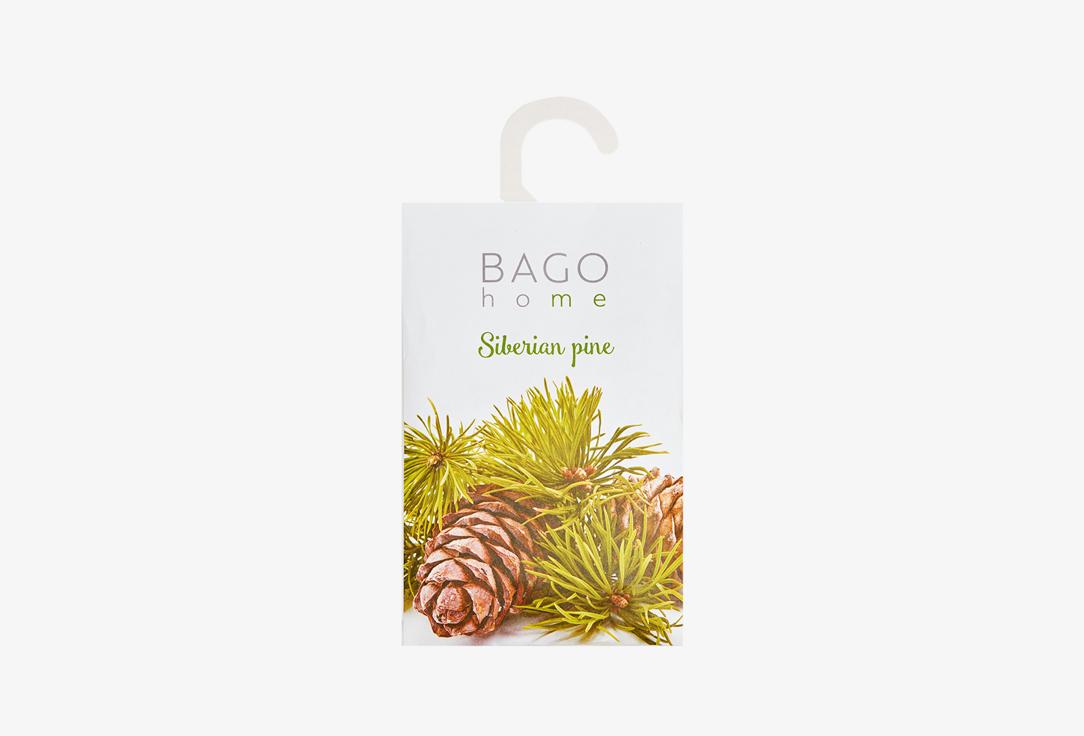 Ароматическое саше BAGO HOME Siberian pine 1 шт bago home саше ароматическое bago home originals ваниль