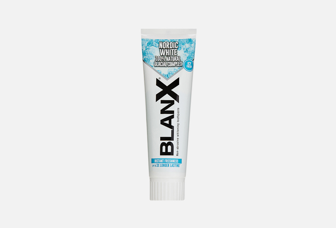 Зубная паста BLANX Nordic White 75 мл паста зубная pro white biorepair биорепэйр 75мл