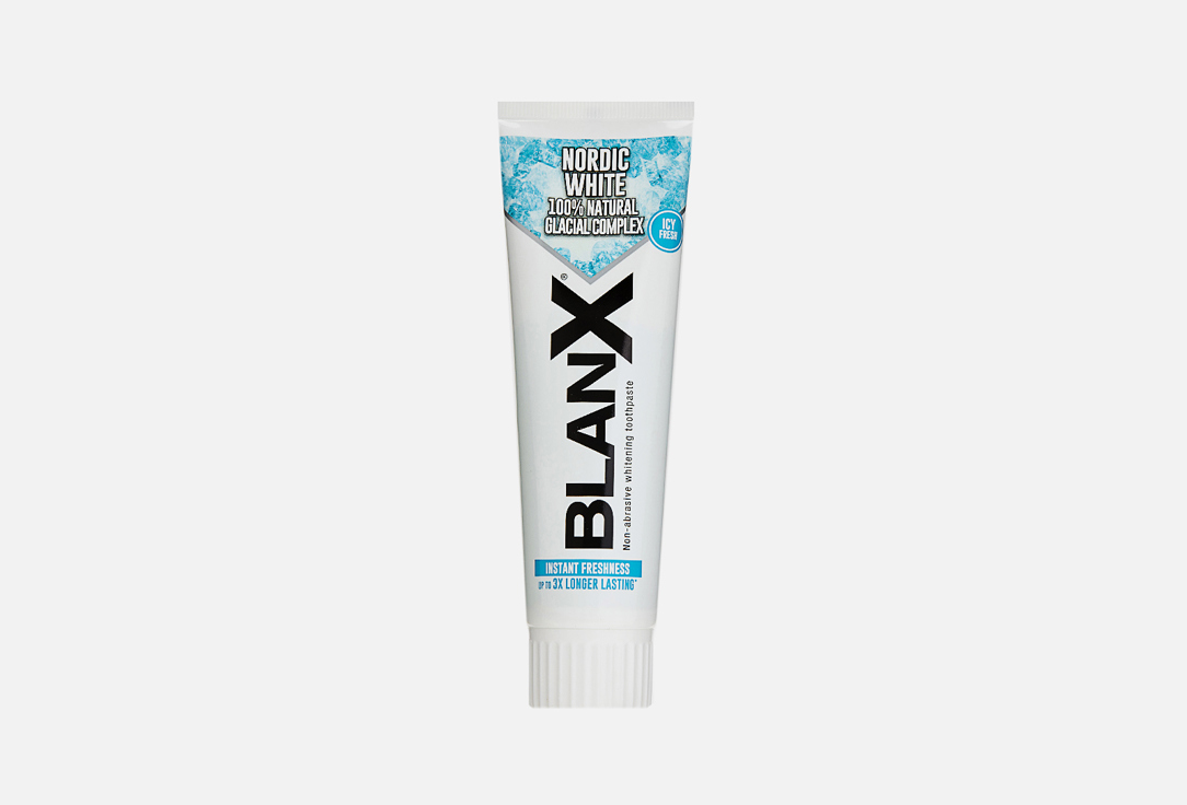Зубная паста BLANX Nordic White 75 мл зубная паста мгновенное отбелив е зубов white shock instant white brilliant enamel blanx бланкс 75мл