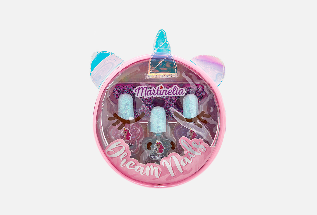 

Набор для ногтей в косметичке "Единорог" MARTINELIA, Unicorn Nail Bag 4 шт