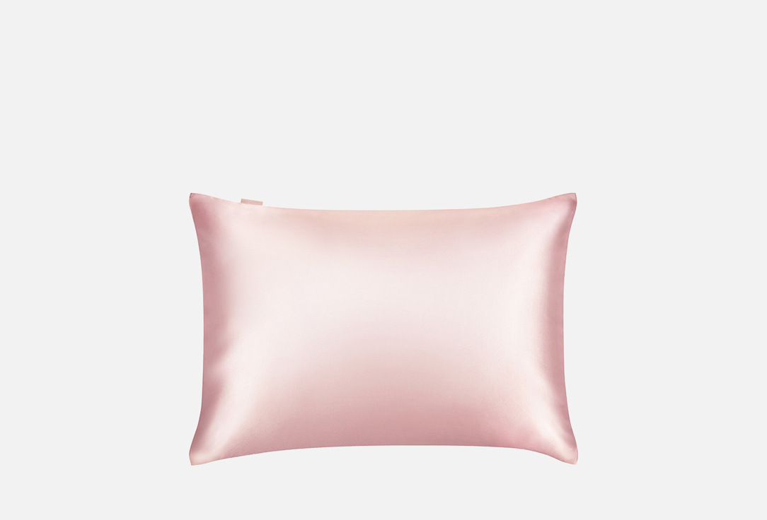 Изображение товара Наволочка AYRIS SILK розовая пудра 50х70 натуральный органический шелк