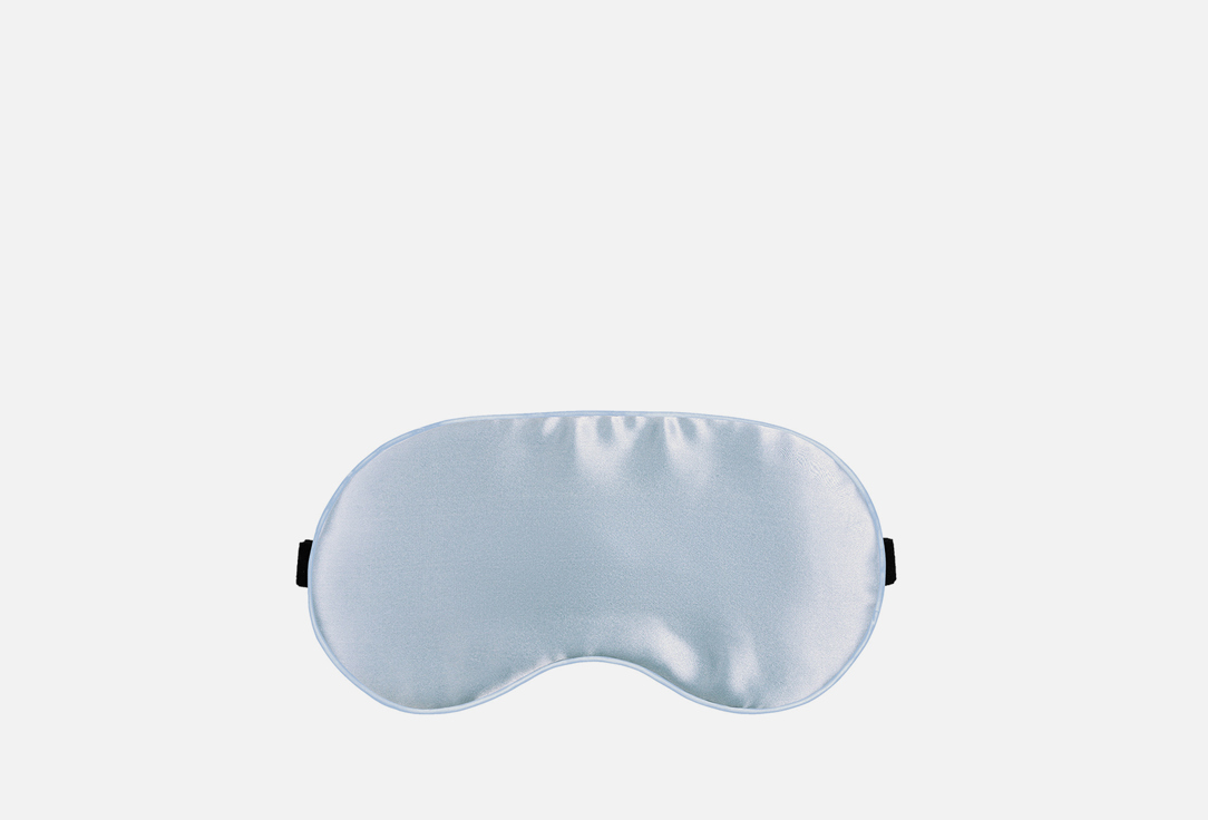 шелковая маска для сна AYRIS SILK Серебристо-голубой 1 шт