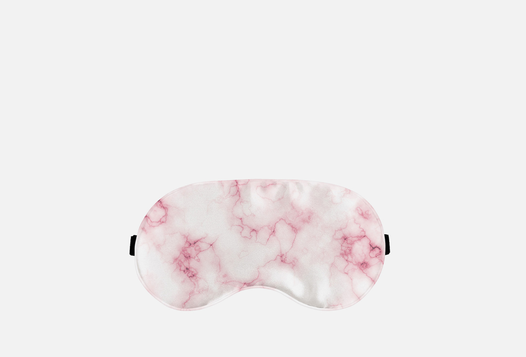 шелковая маска для сна AYRIS SILK розовый мрамор 