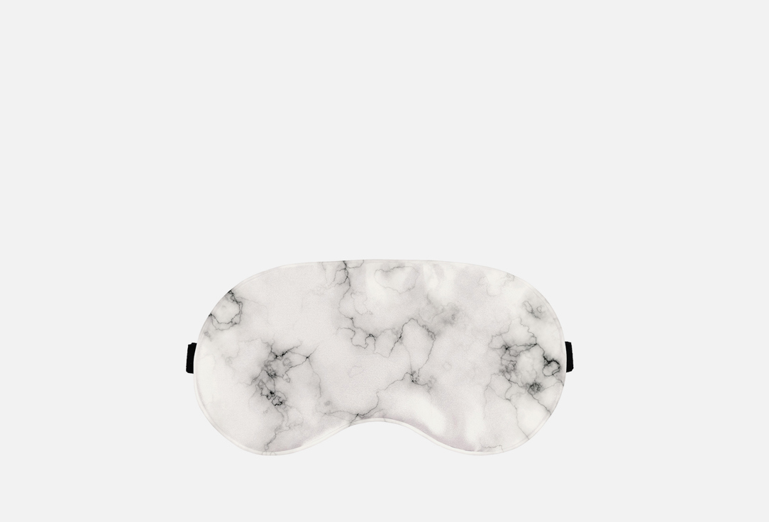 

шелковая маска для сна AYRIS SILK, Белый мрамор 1 шт