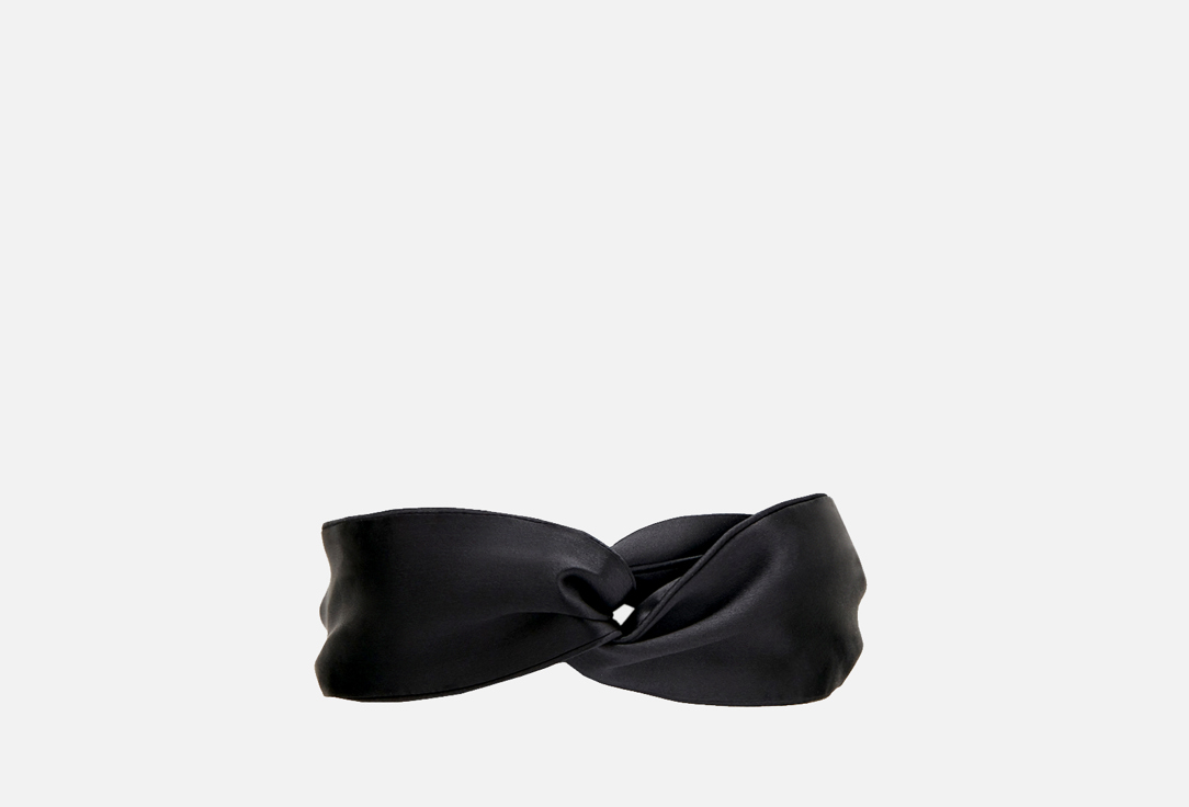 шелковая повязка-бандо AYRIS SILK Глубокий чёрный 1 шт цена и фото