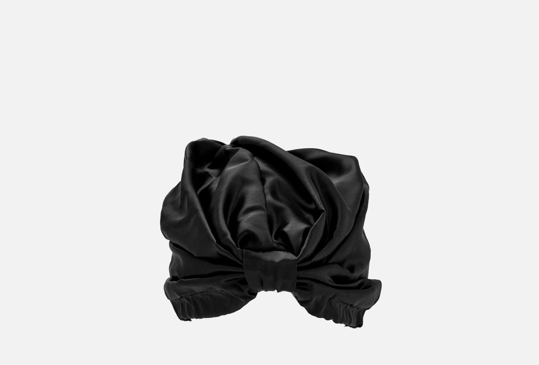 AYRIS SILK шелковый тюрбан для волос глубокий чёрный 1 шт — купить в Москве