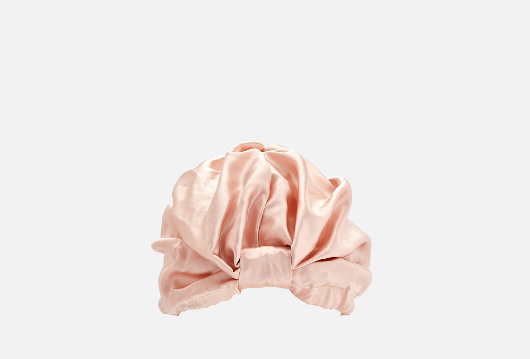 шелковый тюрбан для волос AYRIS SILK розовая пудра 