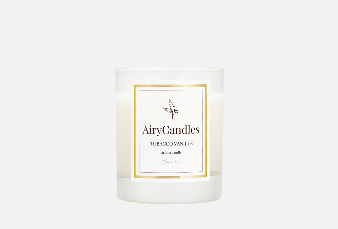 Изображение товара Свеча ароматическая с деревянным фитилем AiryCandles TOBACCO VANILLE