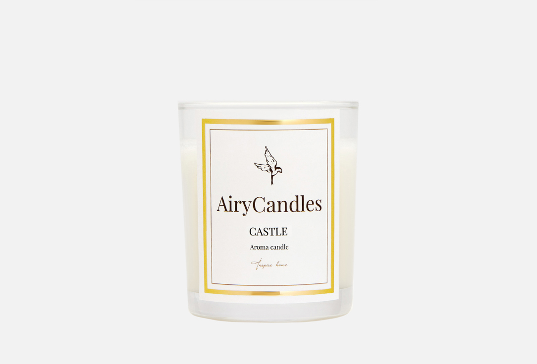 Изображение товара Ароматическая свеча AiryCandles CASTLE древесно-удовый аромат с ветивером и грейпфрутом 190 мл