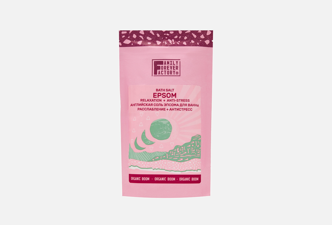 Изображение товара Английская Эпсома Соль для ванны Family Forever Factory Relaxation+Antistress