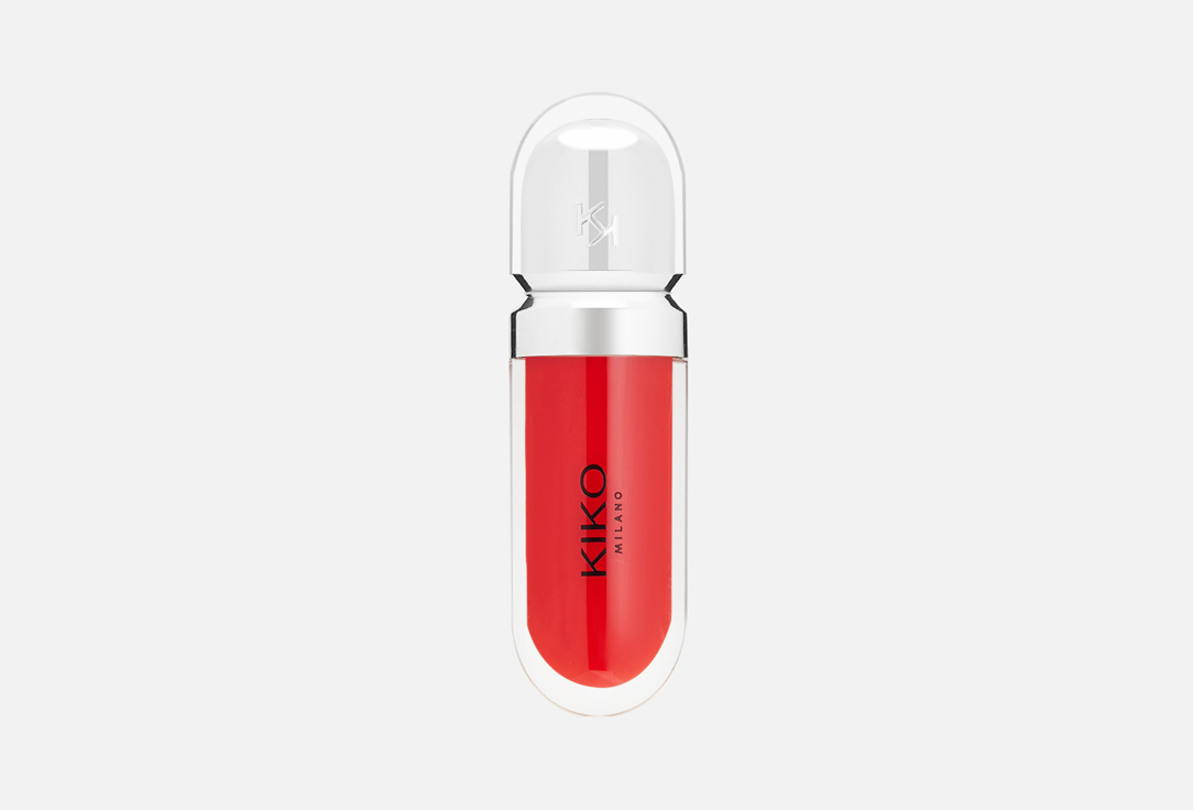 Увлажняющий блеск для губ KIKO MILANO 3D hydra lipgloss 13, Fire Red