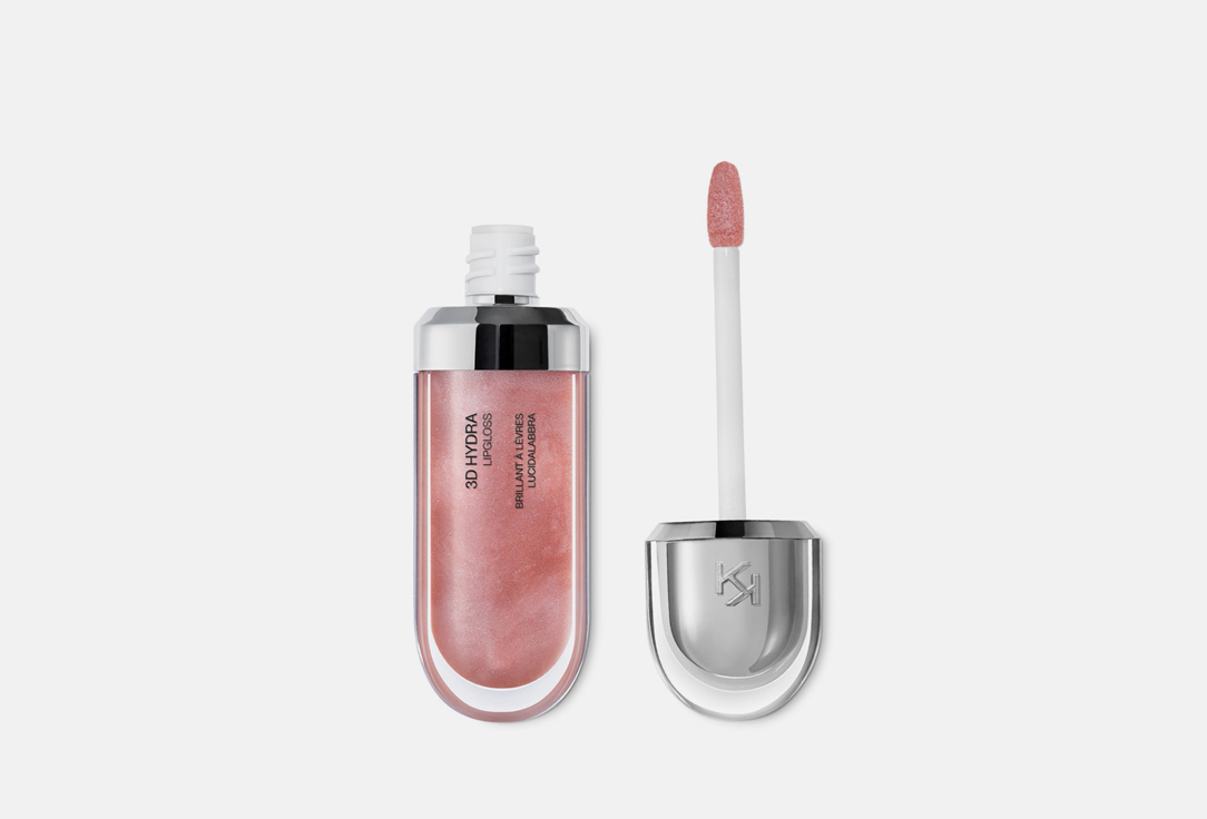 KIKO MILANO Увлажняющий блеск для губ 3D hydra lipgloss 32, Pearly Natural Rose 6.5 мл — купить в Москве