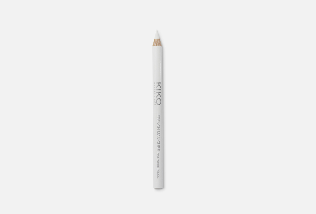 Белый карандаш для кончиков ногтей KIKO MILANO FRENCH MANICURE WHITE PENCIL 1 шт белая ручка для французского маникюра kiko milano white french manicure pen