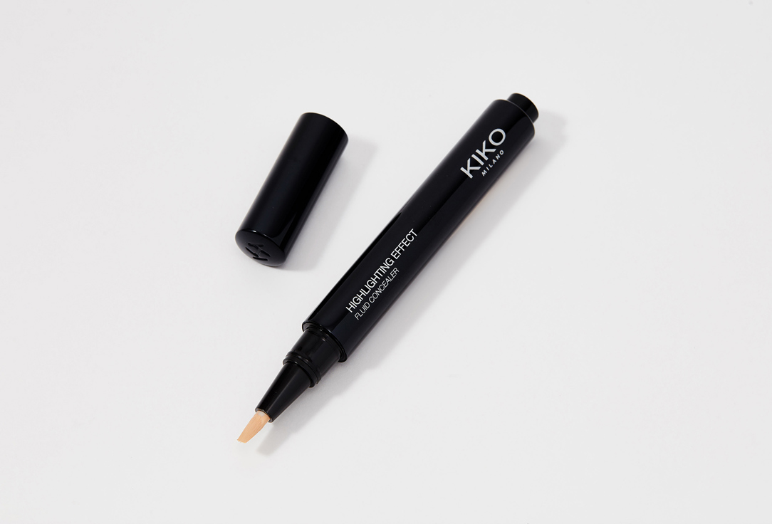 Корректор для лица KIKO MILANO HIGHLIGHTING EFFECT FLUID CONCEALER 02, Ivory