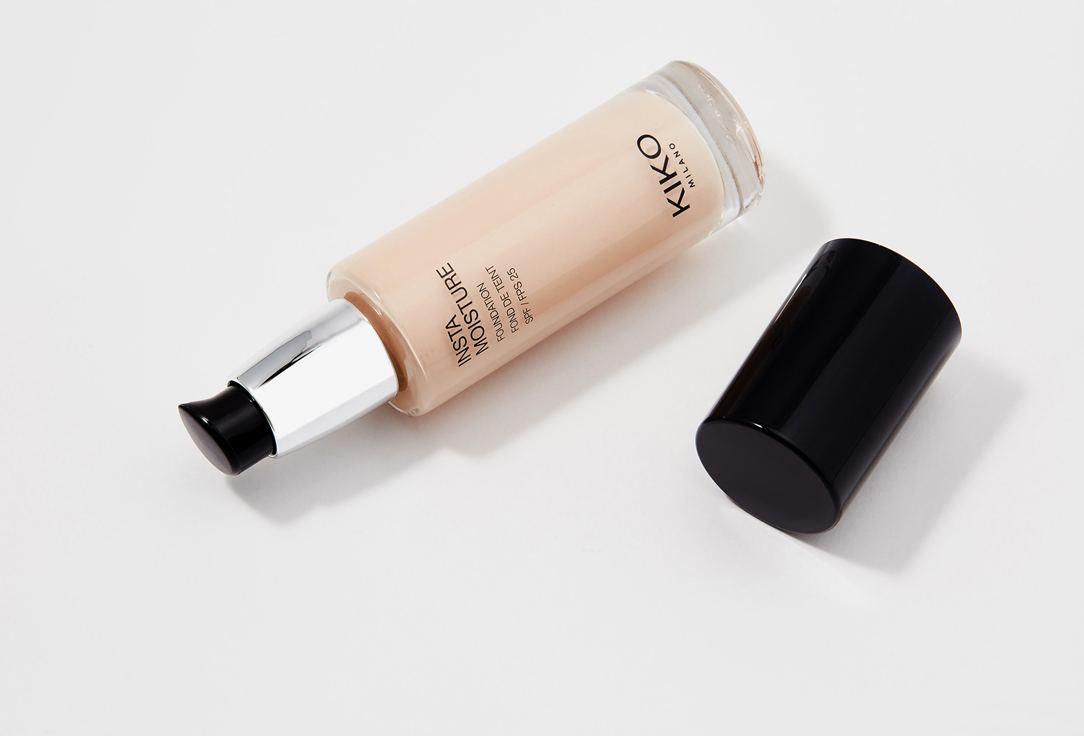 Совершенствующий и увлажняющий тональный флюид с SPF 25 KIKO MILANO INSTAMOISTURE FOUNDATION  1N