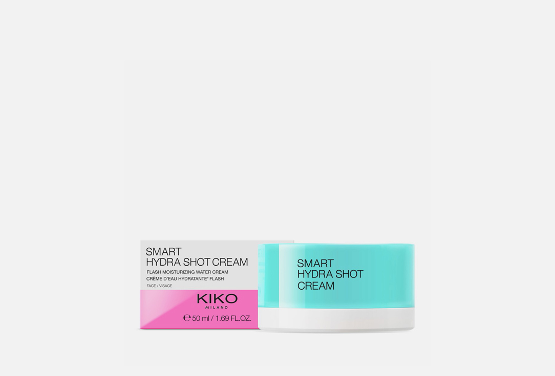 Крем-флюид для моментального увлажнения кожи лица KIKO MILANO SMART HYDRASHOT CREAM стик флюид для лица и контура глаз kiko milano smart hydrashot stick