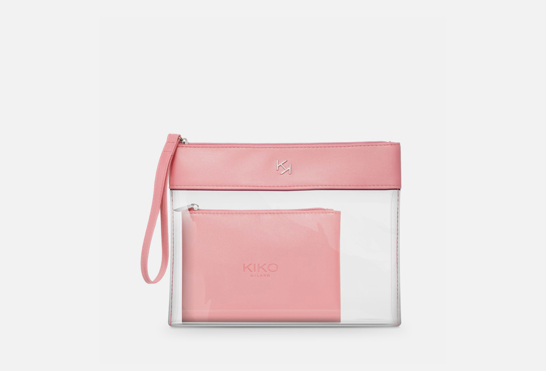 

Набор косметичек KIKO MILANO, Розовый, Transparent beauty case pink 2 шт